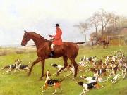 unknow artist Classical hunting fox, Equestrian and Beautiful Horses, 109. oil painting on canvas